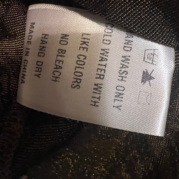 Dress Forum Brown Gold Floral Print Spaghetti Strap Midi Dress, Women's Size S - Picture 10 of 12